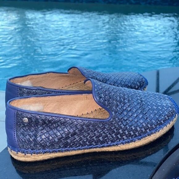 UGG Australia Sandrinne Metallic Basket Shoe Size 8 - Picture 6 of 13